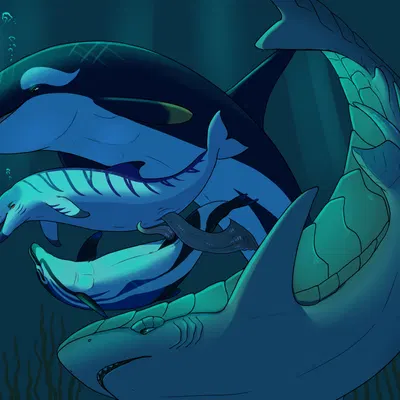 kamuri, leo (sciguy429), nero (mrmephit) created by shinigamisquirrel