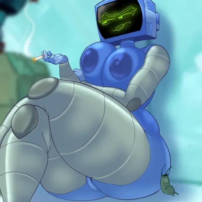 karen plankton, sheldon j. plankton (nickelodeon, spongebob squarepants) created by teenagebratwurst