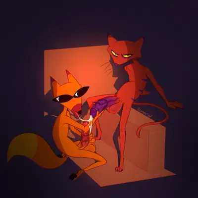 katz (courage the cowardly dog), the cajun fox (cartoon network, courage the cowardly dog) created by lumarten