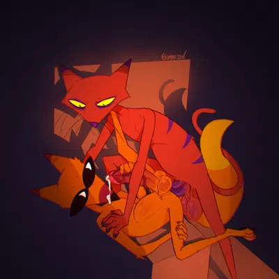 katz (courage the cowardly dog), the cajun fox (cartoon network, courage the cowardly dog) created by lumarten