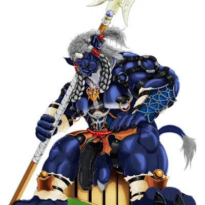 kimahri (final fantasy, final fantasy x) created by bulph