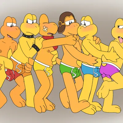 king k (paper mario), kooper, koops (mario bros, nintendo) created by manchotchaud