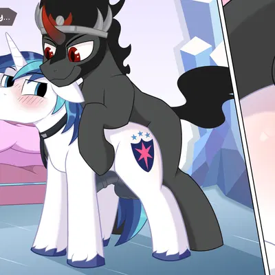 king sombra (mlp), princess cadance (mlp), shining armor (mlp) (friendship is magic, hasbro) created by sunrise hooves