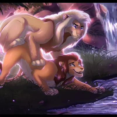 kio (kio-leo), najani (proudlioness) (disney, the lion king) created by nevvia