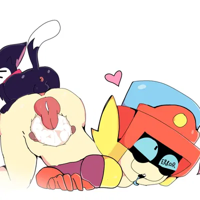 kit (brawl stars), larry (brawl stars) (brawl stars, supercell (company)) created by angelabaddiees