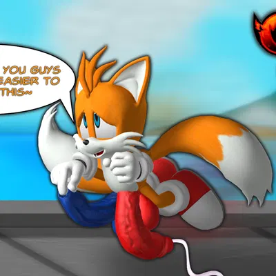 knuckles the echidna, miles prower, sonic the hedgehog (sega, sonic the hedgehog (series)) created by betabee