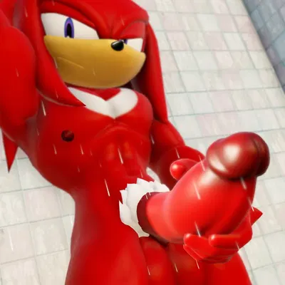 knuckles the echidna (sega, sonic the hedgehog (series)) created by artemissaturn