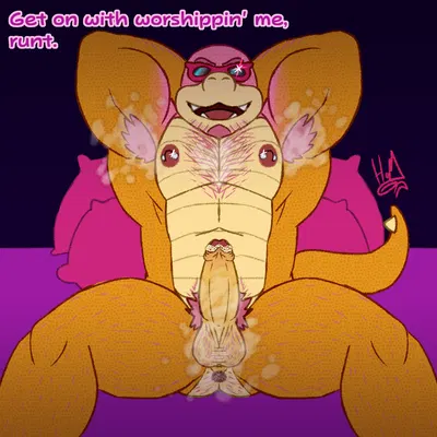 koopaling, roy koopa (mario bros, nintendo) created by dropsofmoonlight