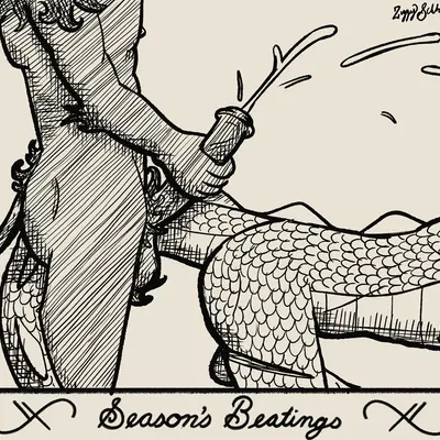 krampus (christmas, dungeons and dragons) created by ziggyschlacht