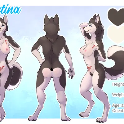 kristina husky created by jonas-puppeh