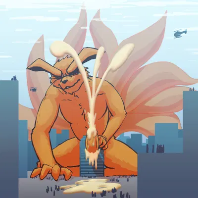 kurama (naruto, naruto shippuden) created by asdf16