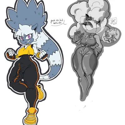 lanolin the sheep (sonic), tangle the lemur (idw publishing, sega) created by accurateaction