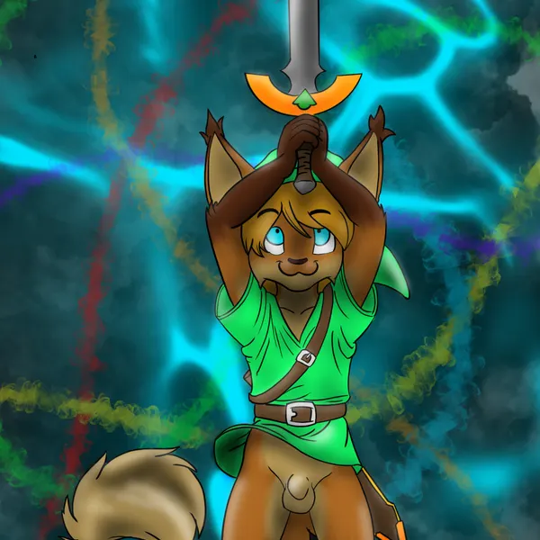 link (nintendo, the legend of zelda) created by zephyrpanthur