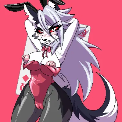 loona (helluva boss) (hellaverse, helluva boss) created by cassfu (artist)