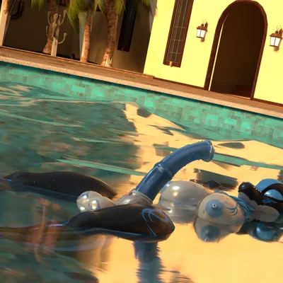 lovander (mayosplash), lulu lovan (ninja-max) (palworld, pocketpair) created by ninja-max