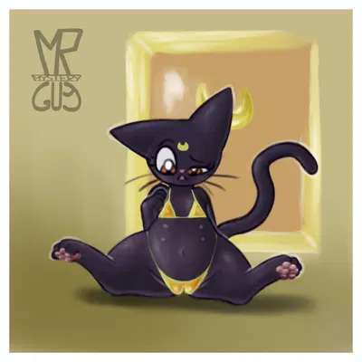 luna (sailor moon) (golden week, sailor moon (series)) created by mrmystery guy