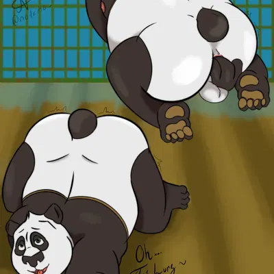 master po ping (dreamworks, kung fu panda) created by notamo