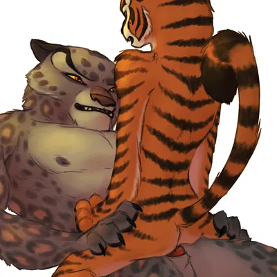 master tigress, tai lung (kung fu panda) (dreamworks, kung fu panda) created by peregr1ne