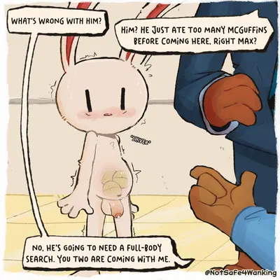 max (sam and max), samuel dog (sam and max) created by notsafeforwanking