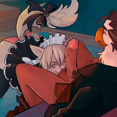 maximus (furlough games), riley (furlough games) (furlough games, furry shades of gay) created by qess-sie