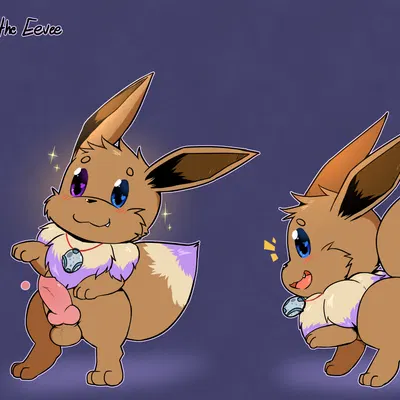 meep the eevee (nintendo, pokemon) created by oooeygoooey