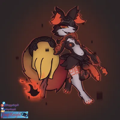 midna (nintendo, pokemon) created by trapknight