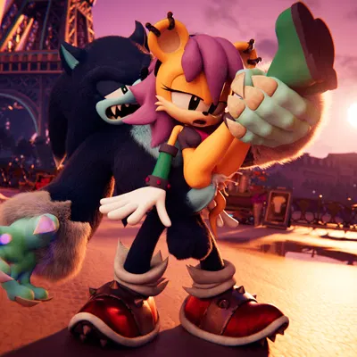 mina mongoose, sonic the hedgehog, sonic the werehog (archie comics, sega) created by ganondork, rotalice2