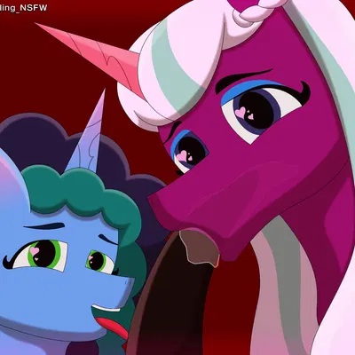 misty brightdawn (mlp), opaline (mlp) (hasbro, mlp g5) created by wasisi