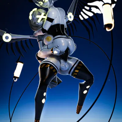 n (murder drones), v (murder drones) (glitch productions, murder drones) created by thedirtyant