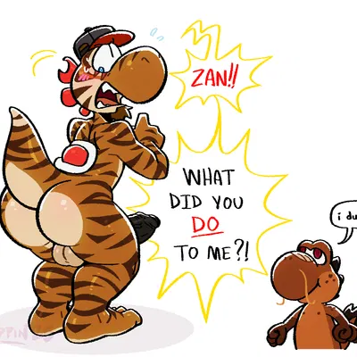 night (dream and nightmare), zan (poppin) (mario bros, nintendo) created by poppin