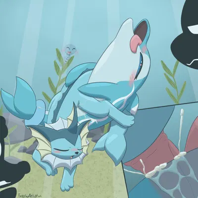 nintendo, pokemon created by feeshyartist