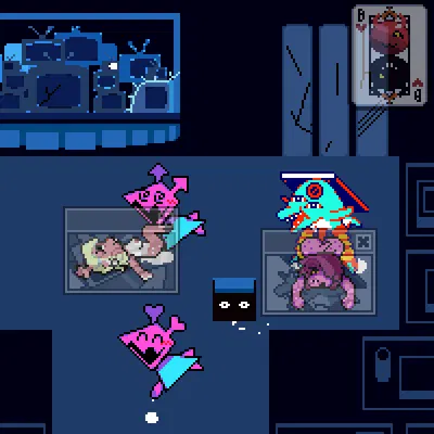 noelle holiday, susie (deltarune) (deltarune, undertale (series)) created by bladedbard