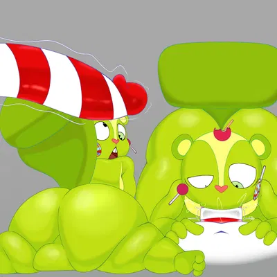nutty (htf) (happy tree friends) created by woopyy