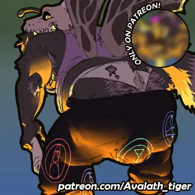 papa titan (the owl house) (disney, the owl house) created by avalath tiger