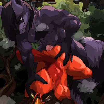 phnod, voln (voln raccoon) created by chalk outline