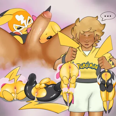 pikachu libre, pikachu pop star, pokemon trainer (nintendo, pokemon) created by heardnoevil