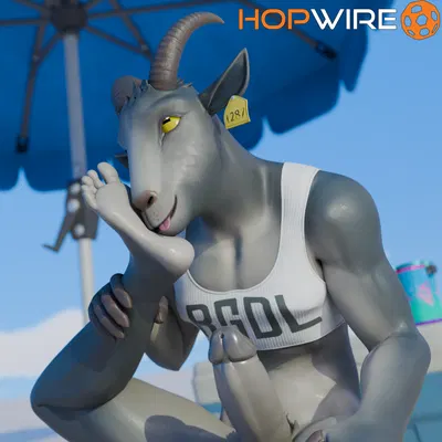 pilgor (goat simulator) (coffee stain studios, epic games) created by hopwiresfm (artist)