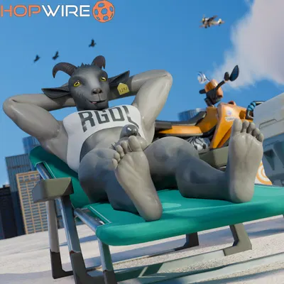 pilgor (goat simulator) (coffee stain studios, epic games) created by hopwiresfm (artist)