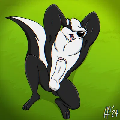 pitu le pew (looney tunes, warner brothers) created by fabfelipe