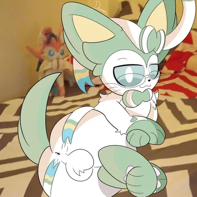 polveon (character) (nintendo, pokemon) created by demmy