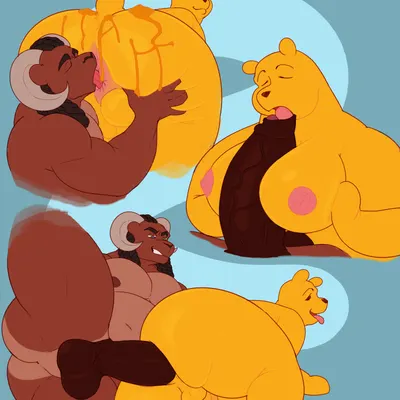 pooh bear, umber (umberdooks) (disney, winnie the pooh (franchise)) created by apollosardor