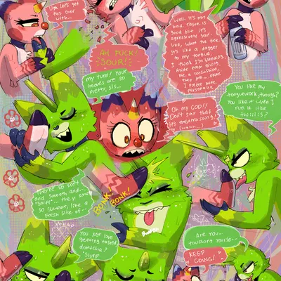 poppy (sharkysocks), yvette (sharkysocks) created by sharkysocks