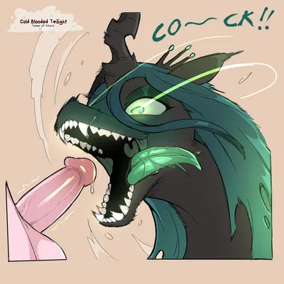 queen chrysalis (mlp) (friendship is magic, hasbro) created by cold-blooded-twilight