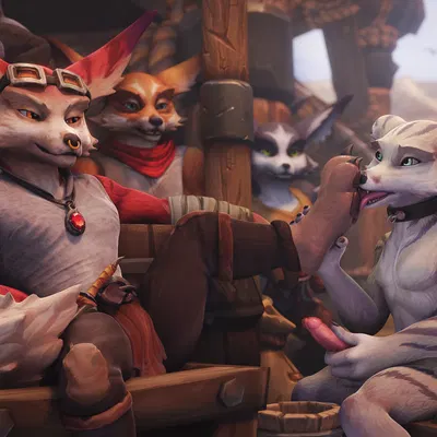 quinn (vulpera), supplepaws (blizzard entertainment, warcraft) created by vixenpeeks