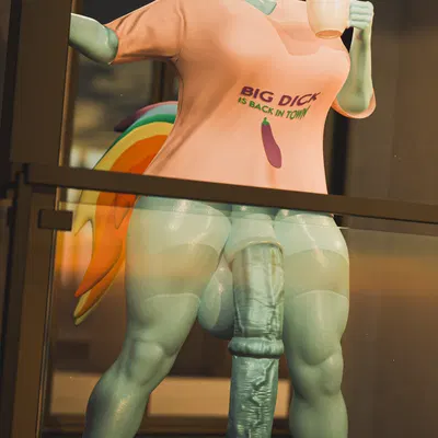 rainbow dash (mlp) (friendship is magic, hasbro) created by screwingwithsfm