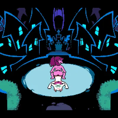 ralsei, susie (deltarune) (deltarune, undertale (series)) created by blue balls215