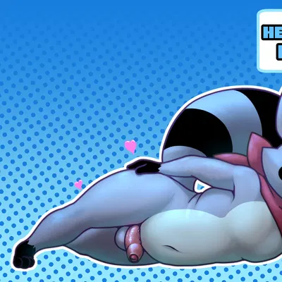 rambley raccoon (indigo park) created by trashbadger