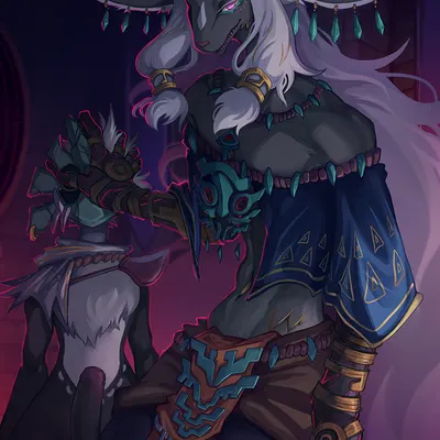 raphica (tloz), rauru (tears of the kingdom) (nintendo, tears of the kingdom) created by nurinaki