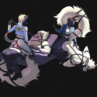 ren (renwilkies), von lycaon (mihoyo, zenless zone zero) created by moffeen