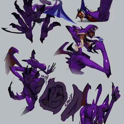 ridley (metroid, nintendo) created by 80sarchosaur